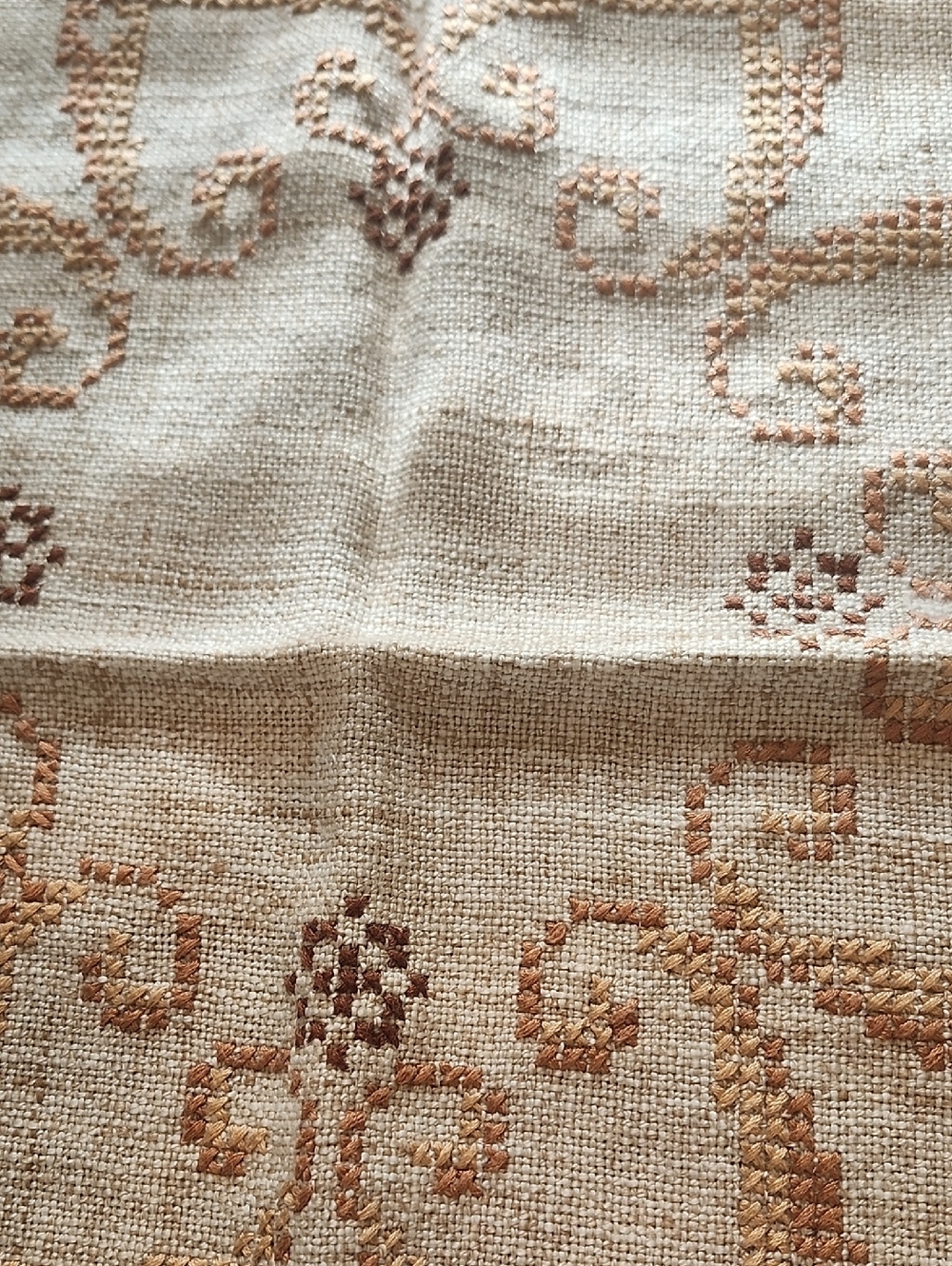 Hand Stitched German Table Cloth - Picture 5 of 8